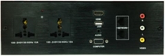Medya Panel (Multi Soket Enerji HDMI, VGA, AUDIO, USB, RCA)
