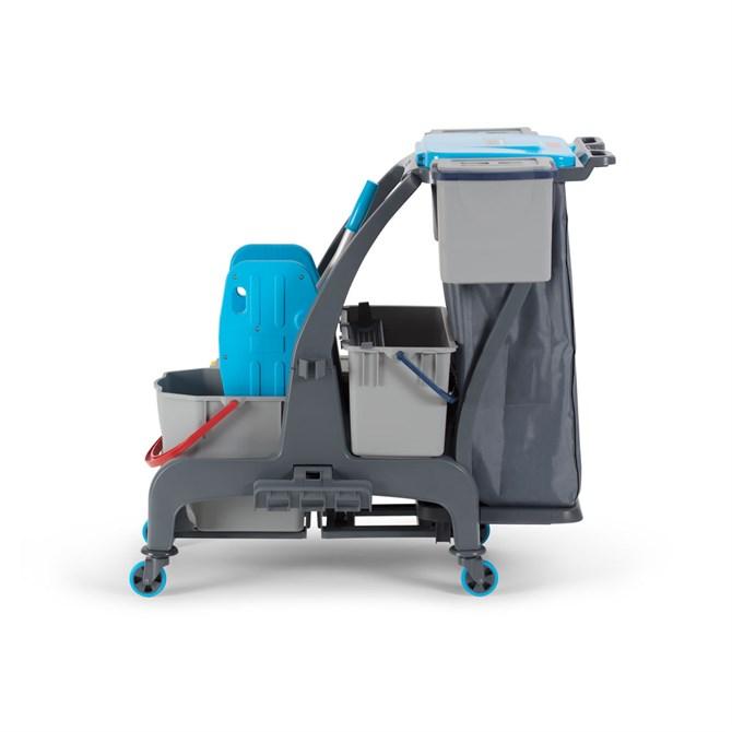 Fantom Temizlik Seti Presli, Çöp Toplama Üniteli, Aksesuar & Cam Temizleme Kovalı 25 & 22 Lt Procart JET 728S